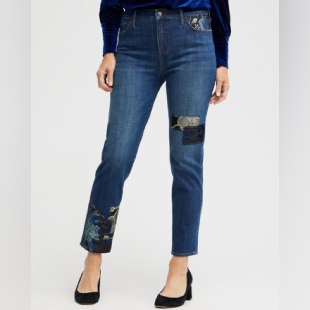 Chico's Girlfriend Patchwork Jeans - image 2